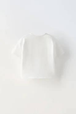 Niños ZARA 6 - 18 Meses·Camisetas<CAMISA TEXTURA PANADERO