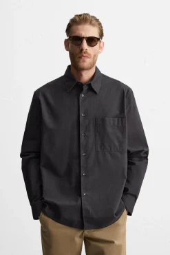 Discount CAMISA TWILL ALGODÓN Hombre Camisas