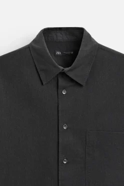 Discount CAMISA TWILL ALGODÓN Hombre Camisas