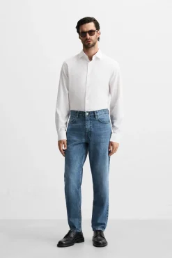 Online CAMISA TWILL RAYAS Hombre Camisas