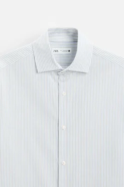 Clearance CAMISA TWILL RAYAS Hombre Camisas