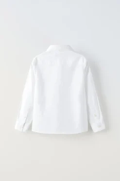 Niños ZARA 6 - 14 Años·Camisas / Sobrecamisas|6 - 14 Años·Trajes<CAMISA VESTIR ALGODÓN