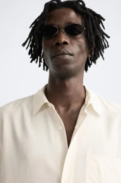 Discount CAMISA VISCOSA - SEDA Hombre Camisas