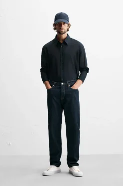 Sale CAMISA VOILE SEMITRANSPARENTE Hombre Camisas