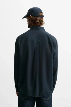 Sale CAMISA VOILE SEMITRANSPARENTE Hombre Camisas