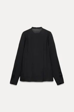 Sale CAMISA VOLANTES CONTRASTE ZW COLLECTION Mujer Camisas / Blusas