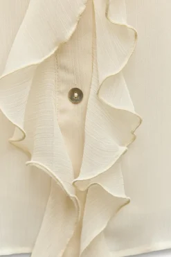 Sale CAMISA VOLANTES LAZADAS Mujer Camisas / Blusas