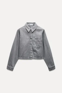 New CAMISA Z1975 CORTA DENIM Mujer Camisas / Blusas