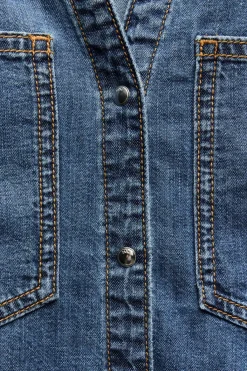 Online CAMISA Z1975 DENIM BOLSILLOS PLASTRÓN Mujer Camisas / Blusas