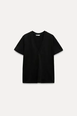 Best CAMISETA ALGODÓN ACABADO ENZIMÁTICO Mujer Camisetas