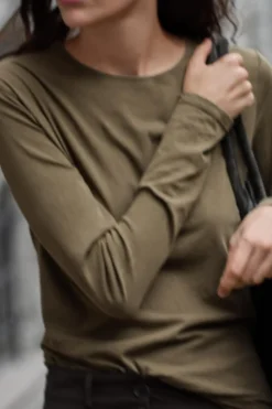 Clearance CAMISETA ALGODÓN LAVADA Mujer Camisetas