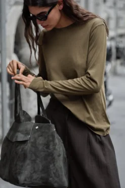 Clearance CAMISETA ALGODÓN LAVADA Mujer Camisetas