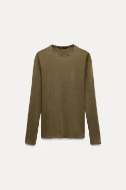 Clearance CAMISETA ALGODÓN LAVADA Mujer Camisetas