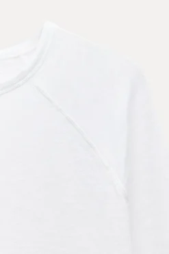 Sale CAMISETA ALGODÓN MANGA LARGA Mujer Camisetas