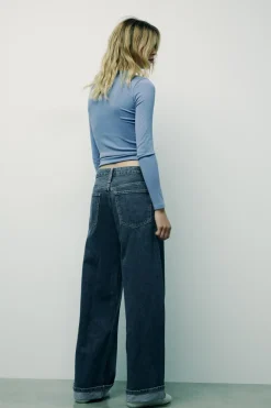 Outlet CAMISETA ALGODÓN MODAL MANGA LARGA Mujer Camisetas