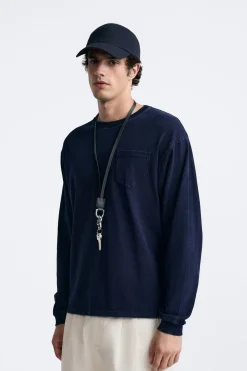 Discount CAMISETA ALGODÓN ÍNDIGO Hombre Camisetas