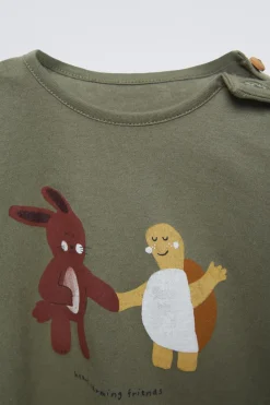 Niños ZARA 6 - 18 Meses·Camisetas|6 - 18 Meses·Camisas<CAMISETA ANIMALES