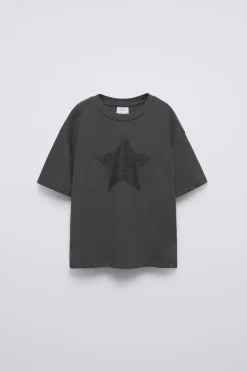 Niños ZARA 6 - 14 Años·Camisetas<CAMISETA APLIQUE LACE