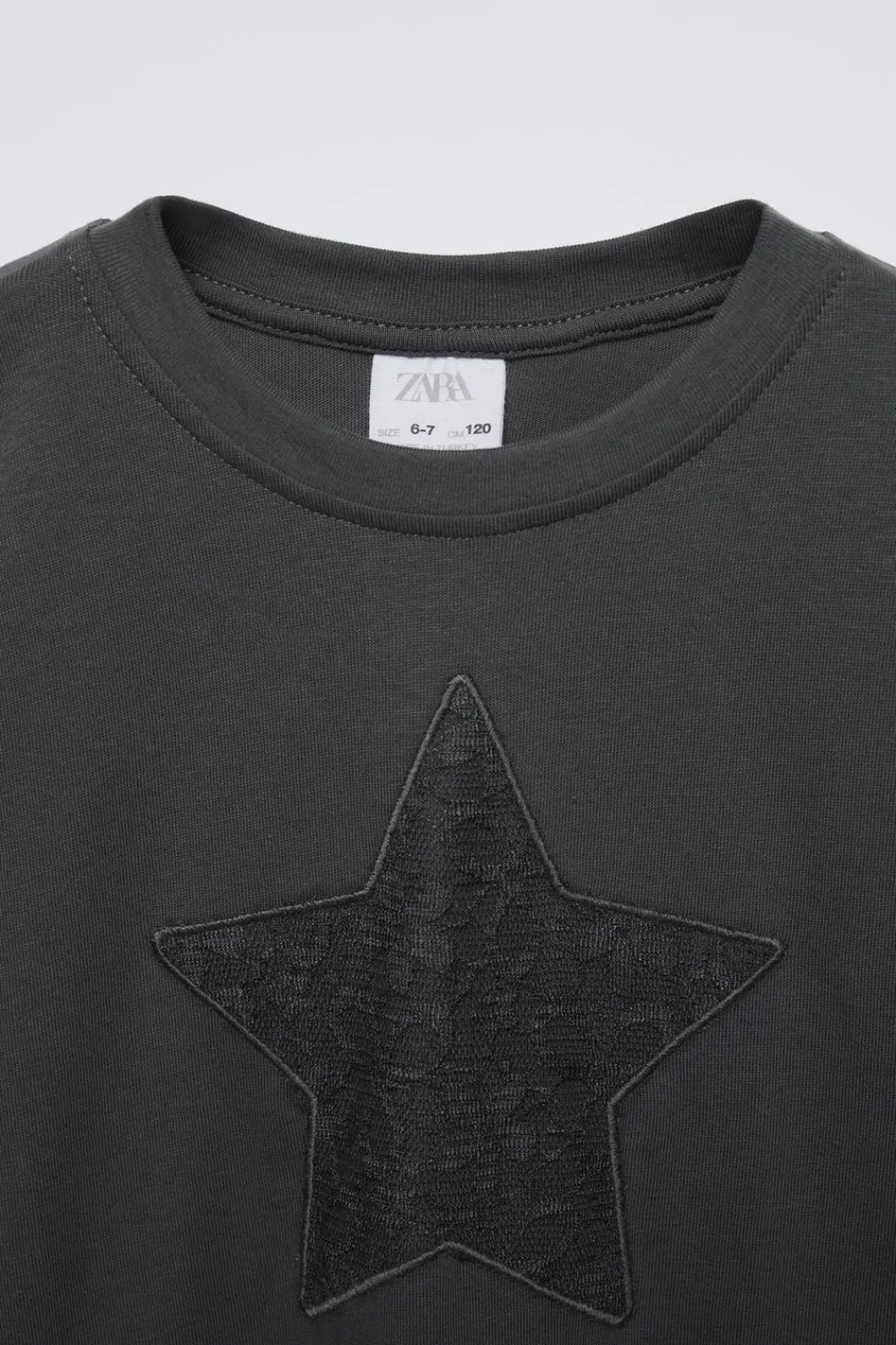 Niños ZARA 6 - 14 Años·Camisetas<CAMISETA APLIQUE LACE