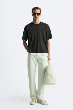 Best CAMISETA BAJO CONTRASTE Hombre Camisetas