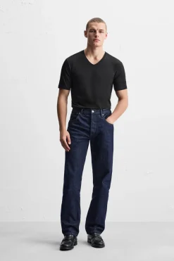 Clearance CAMISETA BASICA CUELLO PICO Hombre Camisetas