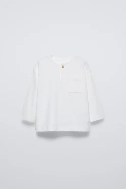 Niños ZARA 6 - 18 Meses·Camisetas|6 - 18 Meses·Camisas<CAMISETA BOLSILLO