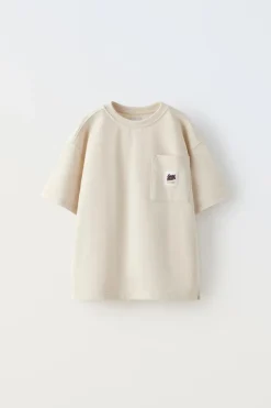 Niños ZARA 6 - 14 Años·Camisetas<CAMISETA BOLSILLO ETIQUETA