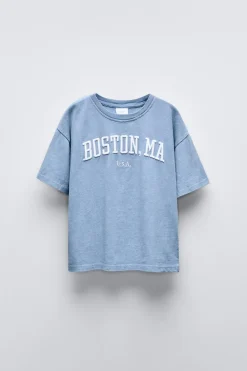 Niños ZARA 6 - 14 Años·Camisetas<CAMISETA BORDADO