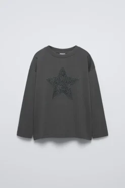 Niños ZARA 6 - 14 Años·Camisetas<CAMISETA BORDADO