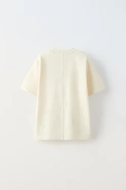 Niños ZARA 6 - 14 Años·Camisetas<CAMISETA BORDADO ALGA