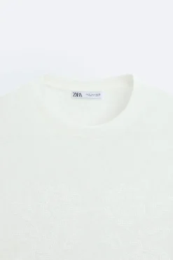 Sale CAMISETA BORDADO COMBINADO Hombre Camisetas