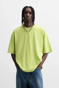 Clearance CAMISETA BORDADO COMBINADO Hombre Camisetas