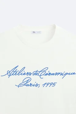 Online CAMISETA BORDADO CONTRASTE Hombre Camisetas