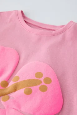 Niños ZARA 1½ - 6 Años·Camisetas|6 - 18 Meses·Camisetas<CAMISETA BORDADO FLORES
