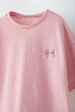 Niños ZARA 1½ - 6 Años·Camisetas|1½ - 6 Años·Camisetas<CAMISETA BORDADO PEZ