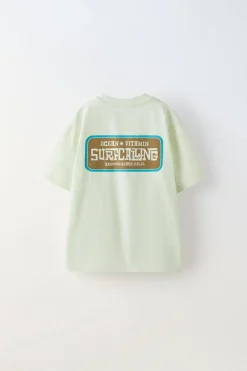 Niños ZARA 6 - 14 Años·Camisetas<CAMISETA BORDADO SKATE