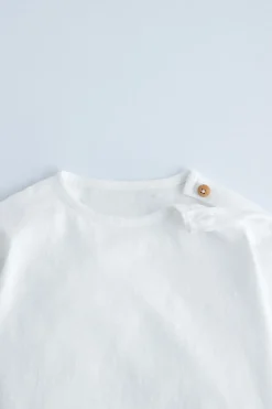 Niños ZARA 0 - 6 Meses·Camisetas|0 - 6 Meses·Básicos<CAMISETA BOTÓN