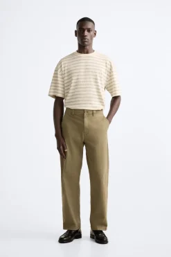 Best CAMISETA BOXY FIT RAYAS Hombre Camisetas