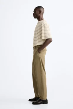 Best CAMISETA BOXY FIT RAYAS Hombre Camisetas