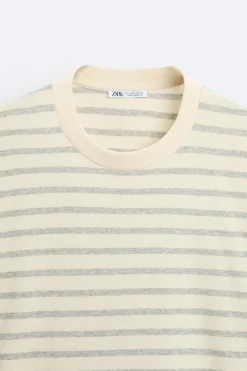 Best CAMISETA BOXY FIT RAYAS Hombre Camisetas