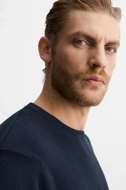 Outlet CAMISETA BÁSICA PUNTO Hombre Jerséis / Chaquetas|Camisetas