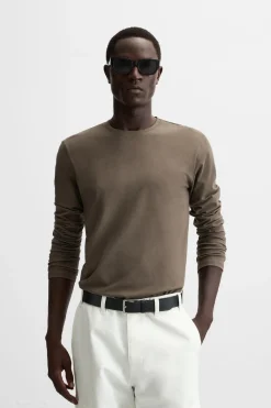 Outlet CAMISETA BÁSICA SLIM FIT Hombre Camisetas