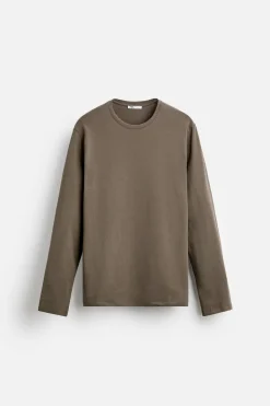 Outlet CAMISETA BÁSICA SLIM FIT Hombre Camisetas