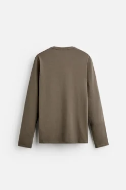 Outlet CAMISETA BÁSICA SLIM FIT Hombre Camisetas