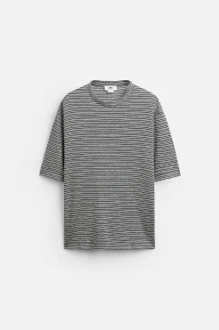 Clearance CAMISETA CÁÑAMO - VISCOSA RAYAS Hombre Camisetas