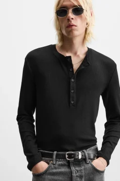 Best CAMISETA CANALÉ CUELLO BOTONES Hombre Camisetas