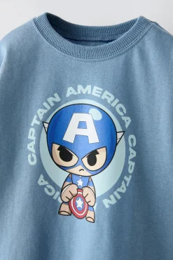 Niños ZARA 1½ - 6 Años·Camisetas|1½ - 6 Años·Licencias<CAMISETA CAPITÁN AMÉRICA © MARVEL