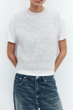 Outlet CAMISETA CHALECO TRICOT Mujer Camisetas