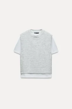 Outlet CAMISETA CHALECO TRICOT Mujer Camisetas