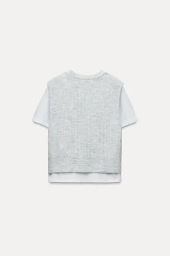 Outlet CAMISETA CHALECO TRICOT Mujer Camisetas